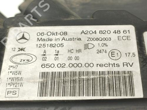 Right headlight MERCEDES-BENZ GLK-CLASS (X204) 320 CDI 4-matic (204.983) | BP32059548C29 