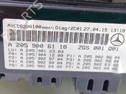 Instrument cluster MERCEDES-BENZ C-CLASS T-Model (S205) AMG C 63 (205.286) | BP26657651C47 