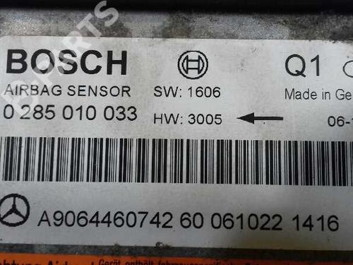 ECU airbags MERCEDES-BENZ SPRINTER 3,5-t Van (B906)  | BP9116303M53 