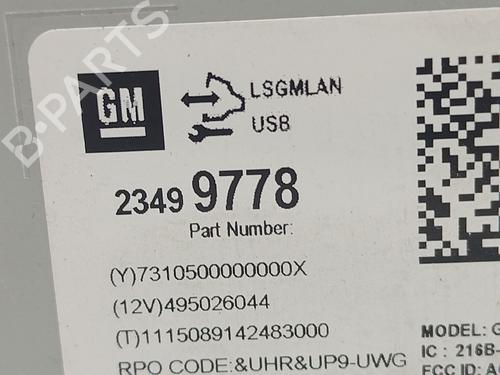 Sistema audio OPEL ASTRA J Sports Tourer (P10)  | BP21093325E6 