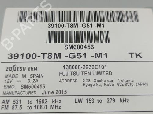 Radio HONDA HR-V (RU) 1.6 i-DTEC (RU8) | BP29463755E6 