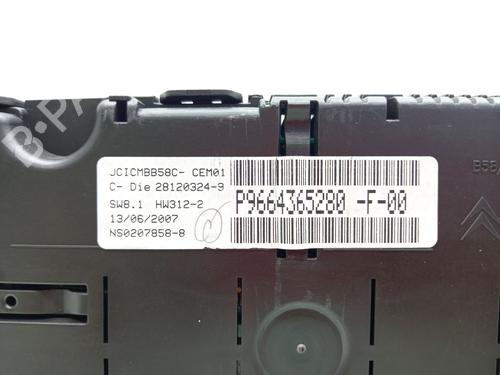 Instrument cluster CITROËN C4 Picasso I MPV (UD_) 1.6 HDi | BP19328631C47 