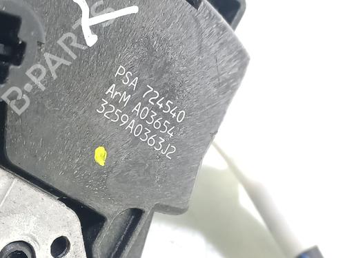 Rear left lock PEUGEOT 3008 I MPV (0U_) 1.6 VTi | BP20687375C100 