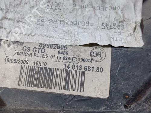 Left headlight CITROËN JUMPY II (VF7) 1.6 HDi 90 16V | BP32522266C28