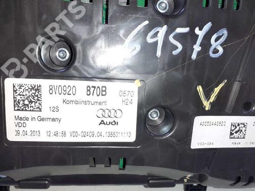 Instrument cluster AUDI A3 Sportback (8VA, 8VF)  | BP11941434C47 