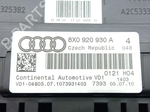 Instrument cluster AUDI A1 (8X1, 8XK) 1.6 TDI | BP16340400C47 