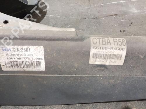Rear axle KIA CARENS II MPV (FJ) 2.0 CVVT | BP21850318M2 