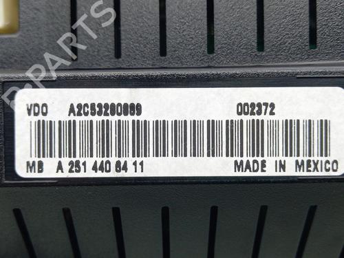 Instrument cluster MERCEDES-BENZ R-CLASS (W251, V251) R 350 CDI 4-matic (251.124, 251.125) | BP17322225C47 
