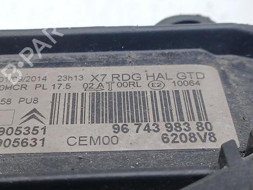 Left headlight CITROËN C5 III (RD_) 2.0 HDi 165 (RDRHHA, RDRHH8) | BP34124866C28  - Image 5