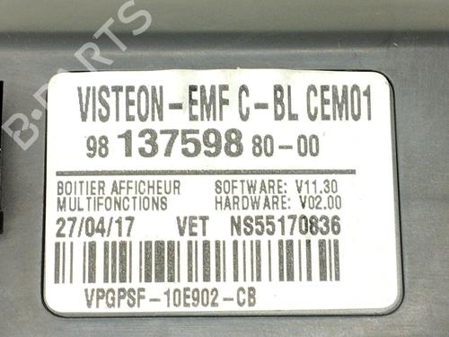 Display monitor CITROËN JUMPY III Van (V_) 2.0 BlueHDi 120 | BP35945779C48 - Image 4