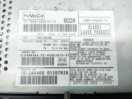 Radio JAGUAR XF I (X250) 3.0 D | BP16765940E6 