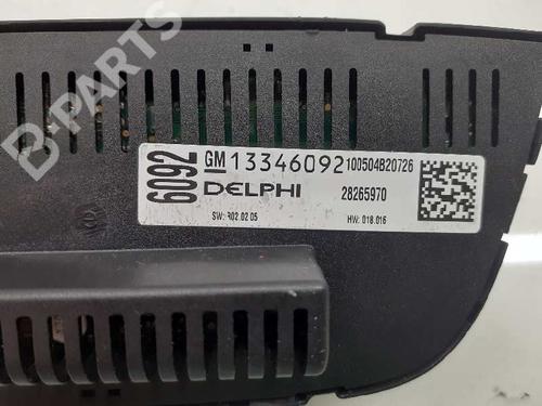 Climate control OPEL MERIVA B MPV (S10) 1.4 (75) | BP9737475I5 
