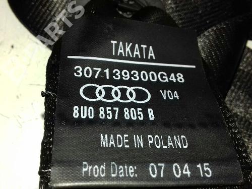 Rear right seatbelt AUDI Q3 (8UB, 8UG)  | BP9123352I28 