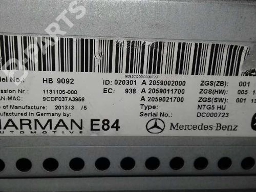 Radio MERCEDES-BENZ V-CLASS (W447)  | BP9117416E6 