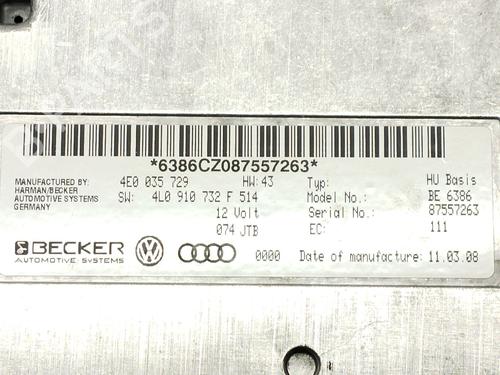 Electronic module AUDI Q7 (4LB) 3.0 TDI quattro | BP16822115M83 