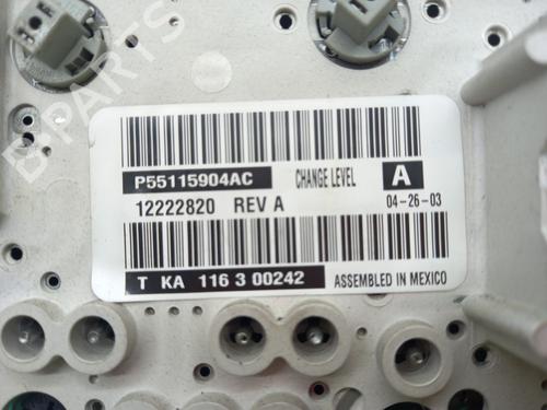 Climate control JEEP GRAND CHEROKEE II (WJ, WG) 2.7 CRD 4x4 | BP21051087I5 