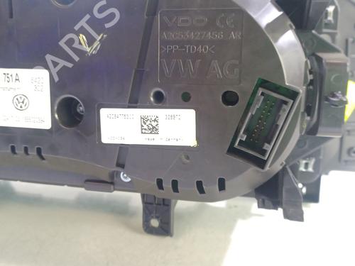 Instrument cluster VW GOLF VII (5G1, BQ1, BE1, BE2) 1.6 TDI | BP17492664C47 