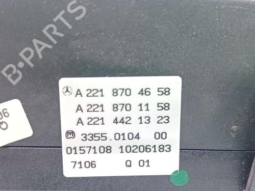 Climate control MERCEDES-BENZ S-CLASS (W221, V221) S 420 CDI (221.028, 221.128) | BP18412890I5 
