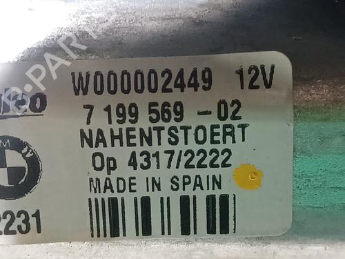Rear wiper motor BMW 1 (E81) 118 d | BP37792625M102 - Image 4
