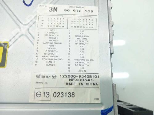 Radio CHEVROLET CAPTIVA (C100, C140) 2.0 D 4WD | BP15725328E6 