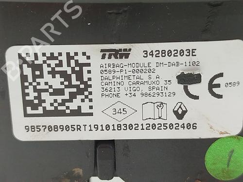 Airbag Kit RENAULT ZOE (BFM_) ZOE (BFMC, BFMD) | BP31852729C86