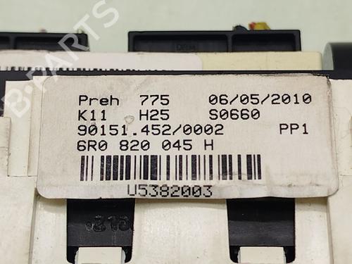 Climate control VW POLO V (6R1, 6C1) 1.4 (6R1) | BP23876164I5 