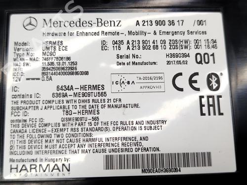 Electronic module MERCEDES-BENZ X-CLASS (470) X 250 d (470.230) | BP40107396M83 - Image 5