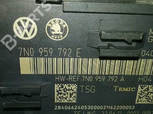 Comfort control module VW SHARAN (7N1, 7N2) 2.0 TDI | BP1998509M56 
