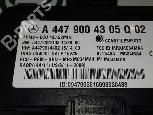 Electronic module MERCEDES-BENZ VITO Mixto (Double Cabin) (W447)  | BP9122668M83 