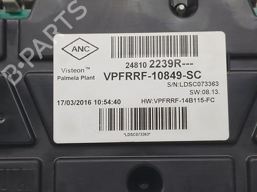 Instrument cluster RENAULT TRAFIC III Van (FG_) 1.6 dCi 90 (FGME) | BP23427912C47 
