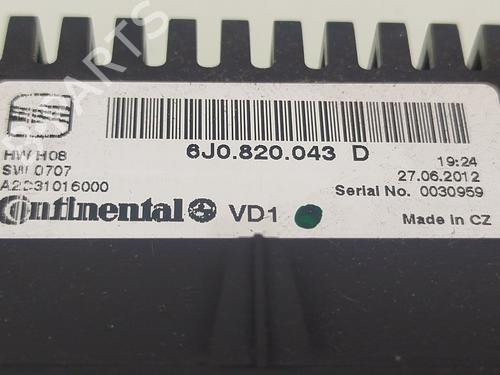 Climate control SEAT IBIZA IV ST (6J8, 6P8) 1.6 TDI | BP25727652I5 