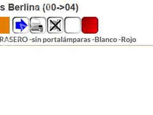 Right taillight MERCEDES-BENZ C-CLASS (W203)  | BP16169543C35 