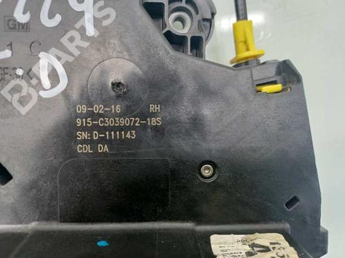 Rear right lock OPEL ASTRA K (B16)  | BP11037433C99 