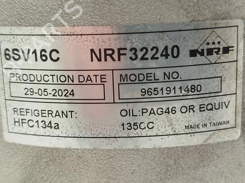 AC compressor PEUGEOT 5008 I Van (0U_) HDi (0U9HR8) | BP30710841M34 