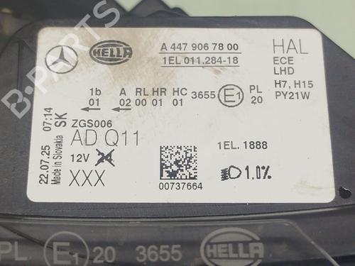 Right headlight MERCEDES-BENZ VITO Van (W447) 114 CDI (447.601, 447.603, 447.605) | BP31827724C29