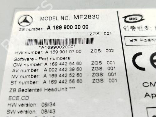 Radio MERCEDES-BENZ VIANO (W639)  | BP18410148E6 