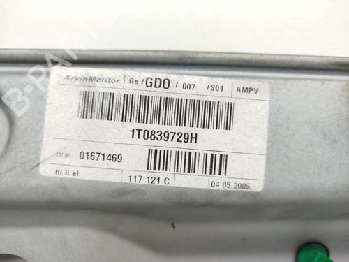 Rear left window mechanism VW TOURAN (1T1, 1T2) 2.0 TDI 16V | BP18410011C24 
