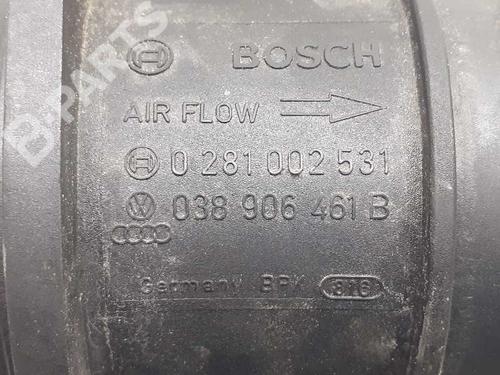 Mass air flow sensor SEAT LEON (1P1)  | BP9653647M95 