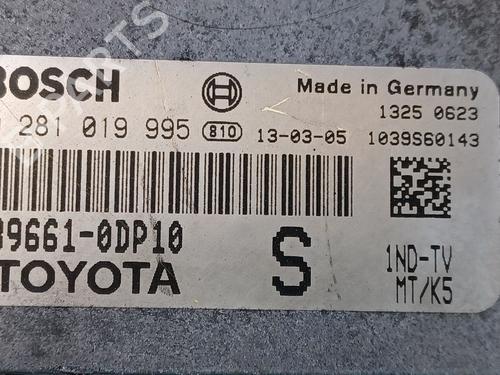 Engine control unit (ECU) TOYOTA YARIS (_P13_) 1.4 D (NLP130_, NLP130) | BP29544548M57 
