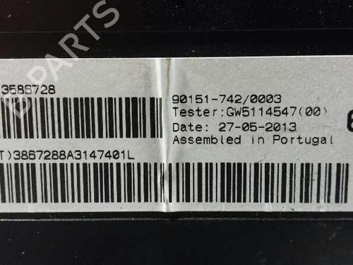 Control unit OPEL ASTRA J (P10) 1.7 CDTI (68) | BP1958866M11 