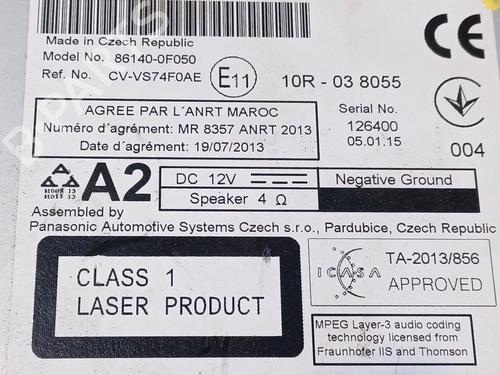 Radio TOYOTA VERSO (_R2_)  | BP16784327E6 