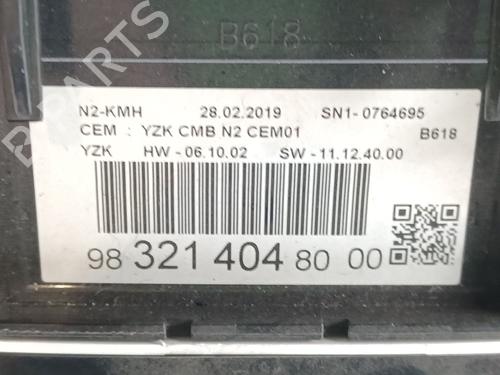 Instrument cluster CITROËN C3 III (SX) 1.2 VTi 82 | BP32346161C47 - Image 4