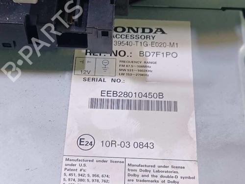 Radio HONDA CR-V IV (RM_)  | BP15583537E6 