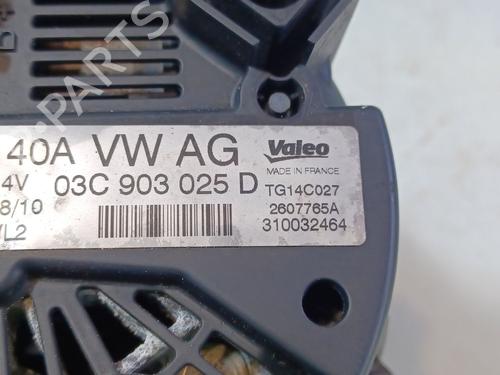Alternator VW GOLF VI (5K1) 1.4 TSI | BP32090978M7  - Image 5
