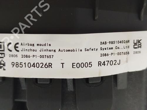 Airbag sæt DACIA SPRING EV (B6M1) | BP39592164C86 - Image 3