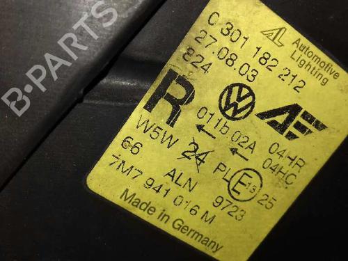 Right headlight SEAT ALHAMBRA (7V8, 7V9) 1.9 TDI | BP4553743C29 