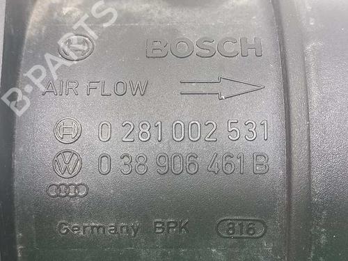 Mass air flow sensor VW POLO (9N_, 9A_) 1.4 TDI | BP13379322M95 