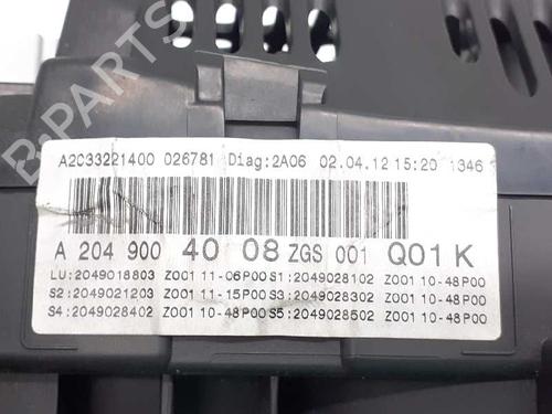 Instrument cluster MERCEDES-BENZ C-CLASS (W204)  | BP15179424C47 