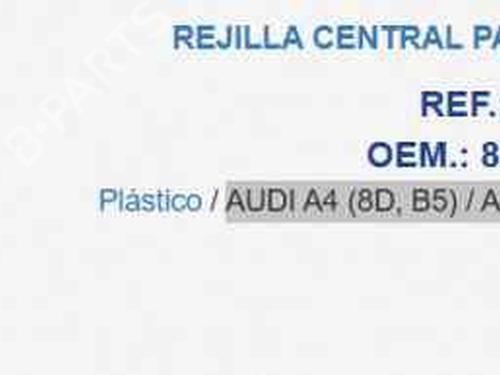 Grill AUDI A4 B5 (8D2)  | BP16086902C40 