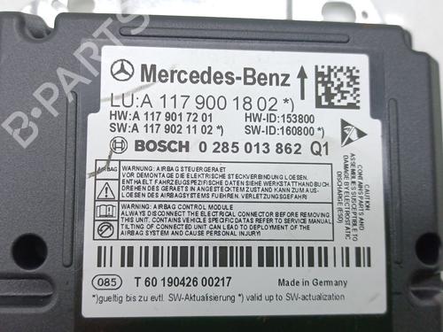 Kollisonspute sett MERCEDES-BENZ GLA-CLASS (X156) GLA 200 CDI / d (156.908) | BP17710576C86 